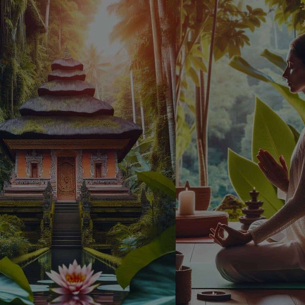 Est-il possible de séjourner dans un ancien temple balinais avec cours de méditation et yoga?
