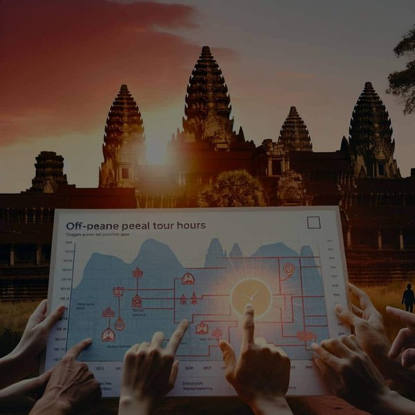 Comment organiser une visite des temples d'Angkor, Cambodge, en dehors des horaires de pointe ?